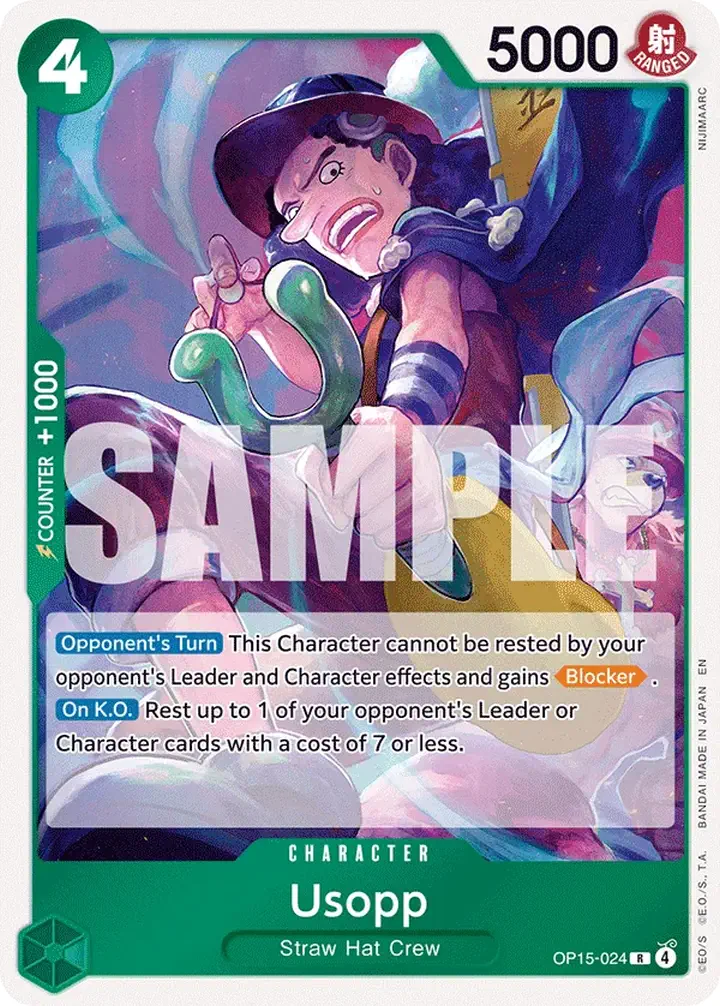 Usopp (OP15-024) Single: One Piece Adventure on Kami’s Island Einzelkarte