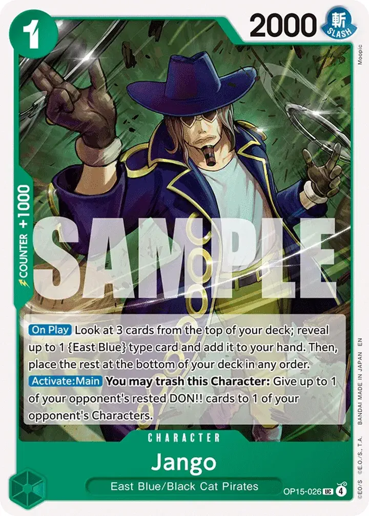 Jango (OP15-026) Single: One Piece Adventure on Kami’s Island Einzelkarte