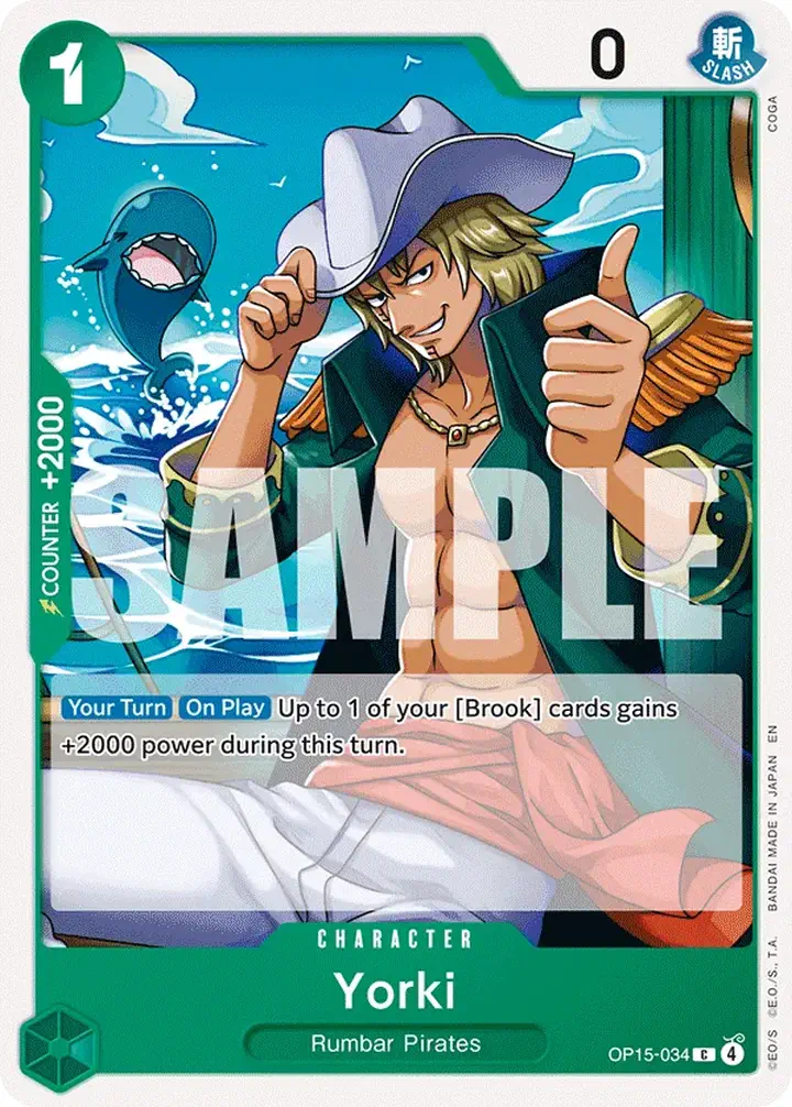 Yorki (OP15-034) Single: One Piece Adventure on Kami’s Island Einzelkarte
