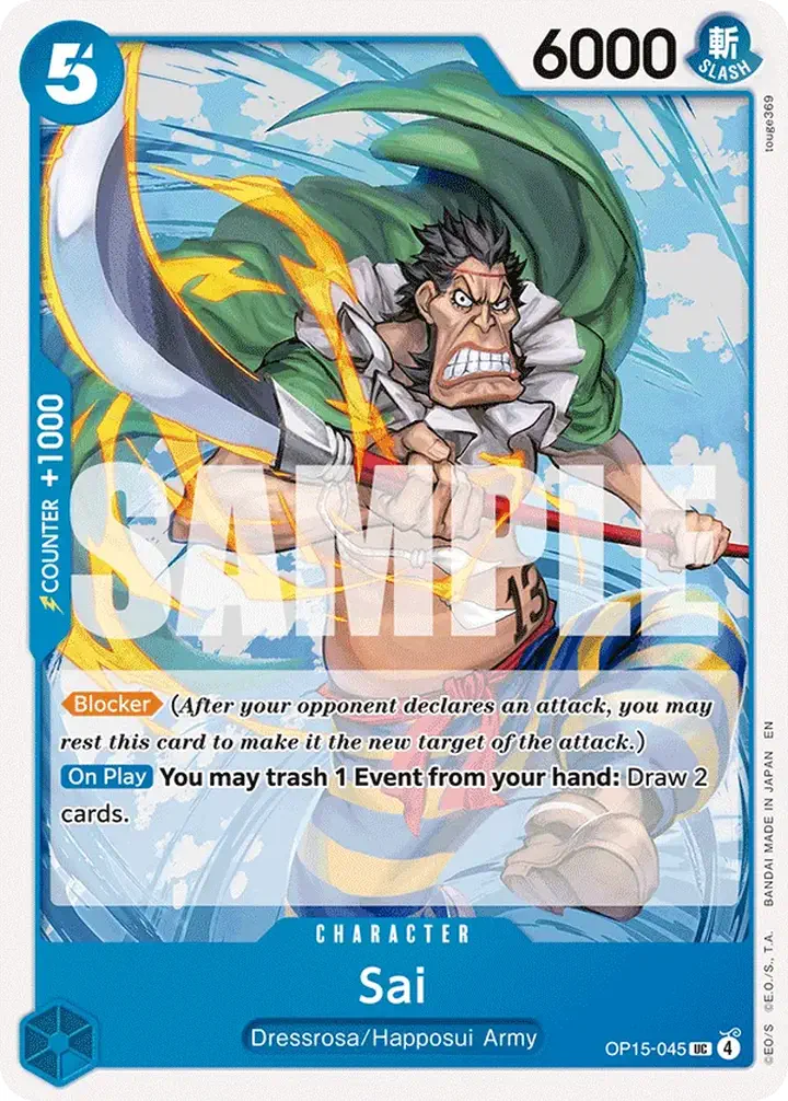 Sai (OP15-045) Single: One Piece Adventure on Kami’s Island Einzelkarte