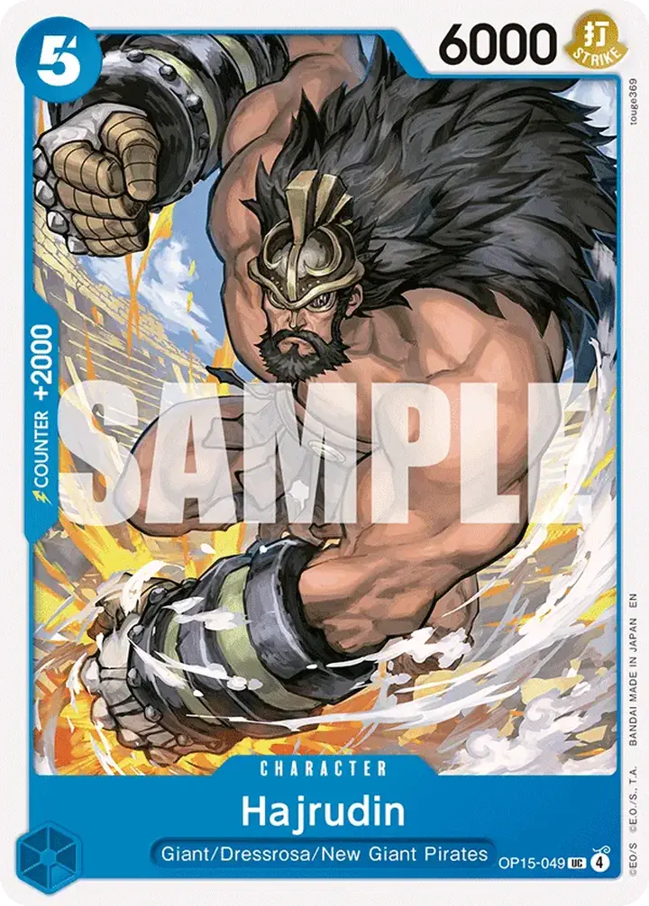 Hajrudin (OP15-049) Single: One Piece Adventure on Kami’s Island Einzelkarte