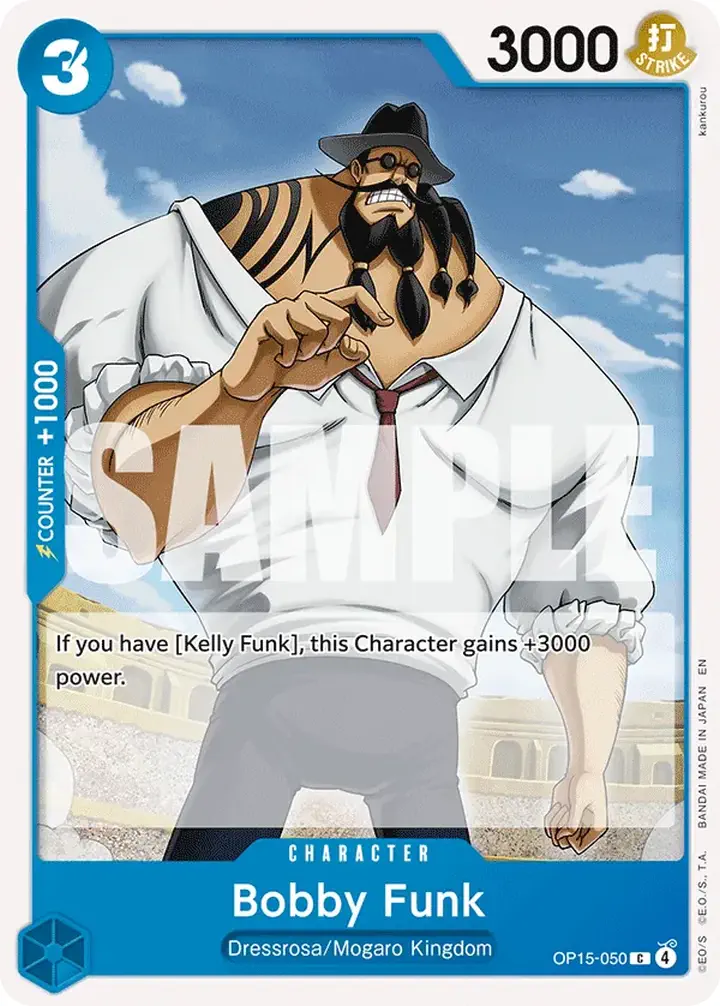 Bobby Funk (OP15-050) Single: One Piece Adventure on Kami’s Island Einzelkarte