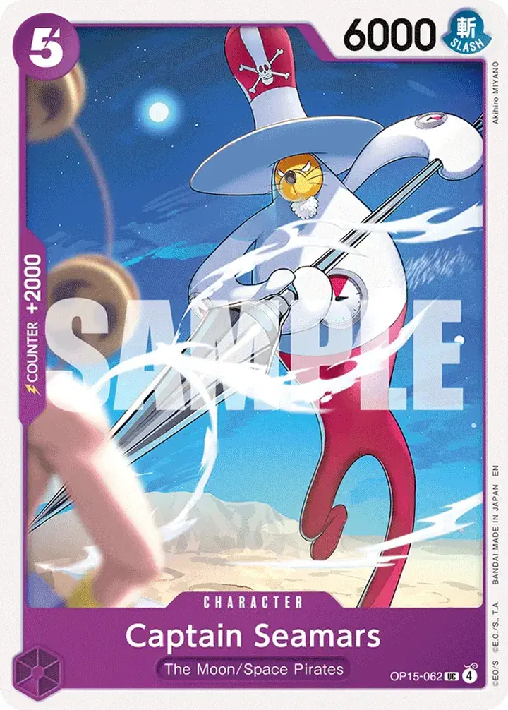 Captain Seamars (OP15-062) Single: One Piece Adventure on Kami’s Island Einzelkarte