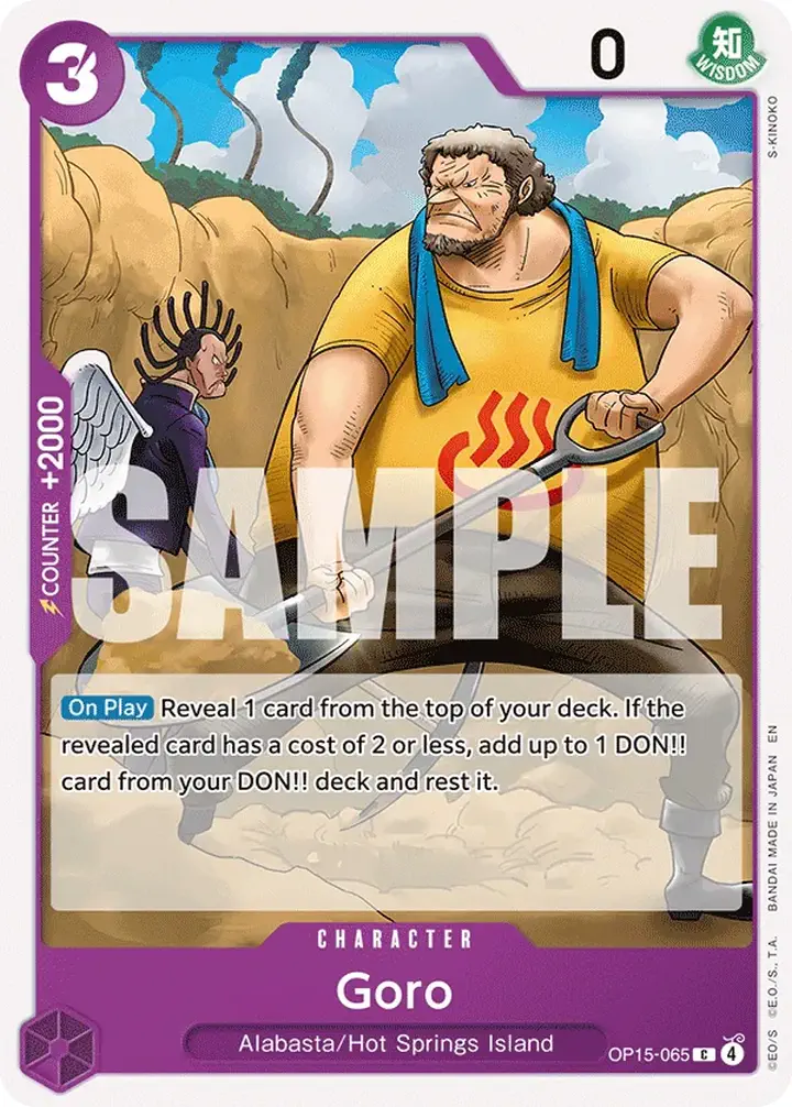 Goro (OP15-065) Single: One Piece Adventure on Kami’s Island Einzelkarte
