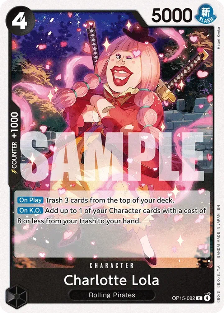 Charlotte Lola (OP15-082) Single: One Piece Adventure on Kami’s Island Einzelkarte