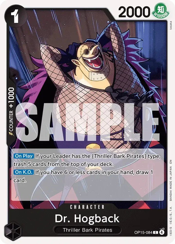 Dr. Hogback (OP15-084) Single: One Piece Adventure on Kami’s Island Einzelkarte