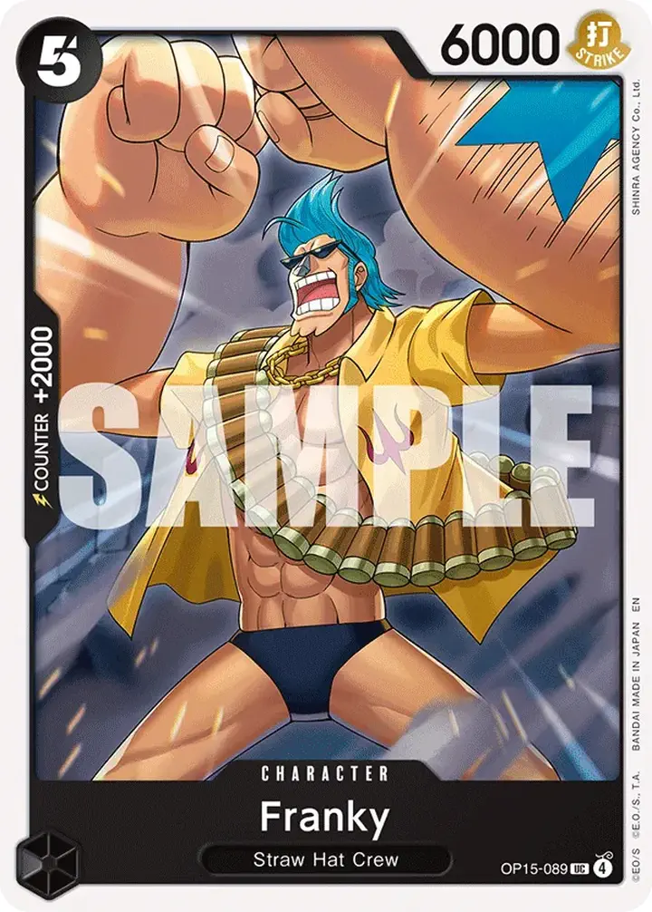 Franky (OP15-089) Single: One Piece Adventure on Kami’s Island Einzelkarte