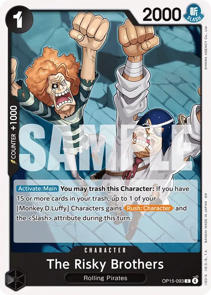 The Risky Brothers (OP15-093) Single: One Piece Adventure on Kami’s Island Einzelkarte