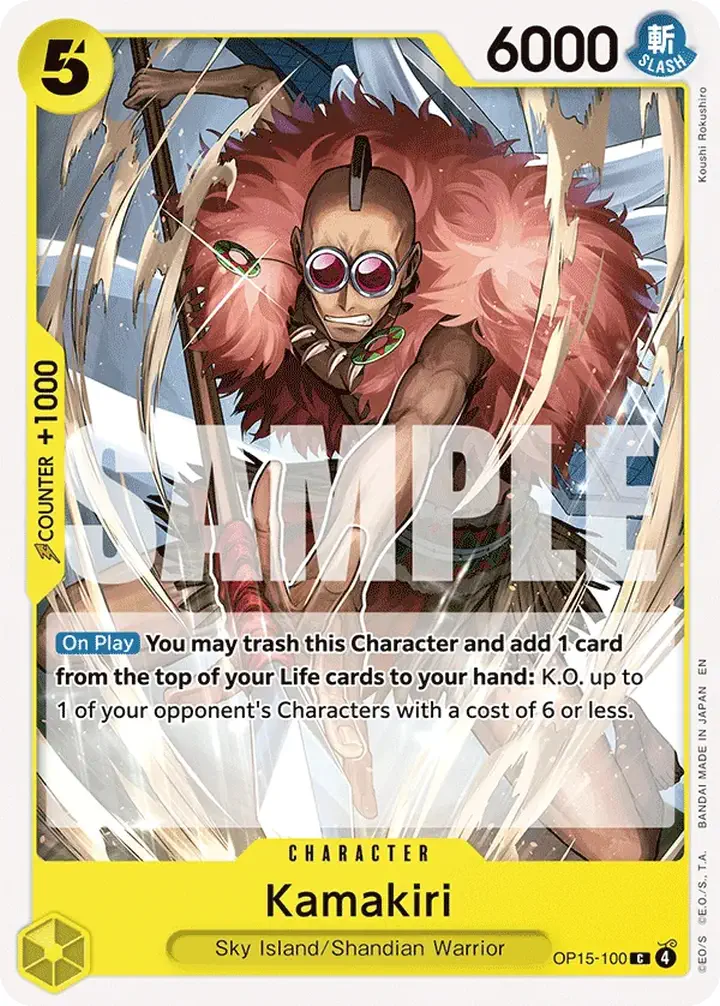 Kamakiri (OP15-100) Single: One Piece Adventure on Kami’s Island Einzelkarte