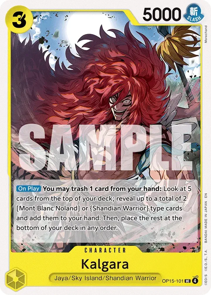Kalgara (OP15-101) Single: One Piece Adventure on Kami’s Island Einzelkarte