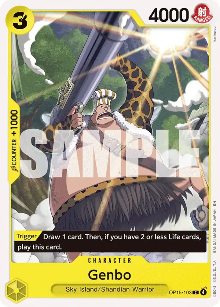 Genbo (OP15-103) Single: One Piece Adventure on Kami’s Island Einzelkarte