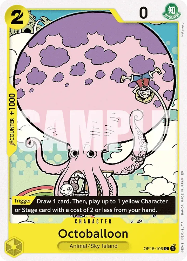 Octoballoon (OP15-106) Single: One Piece Adventure on Kami’s Island Einzelkarte