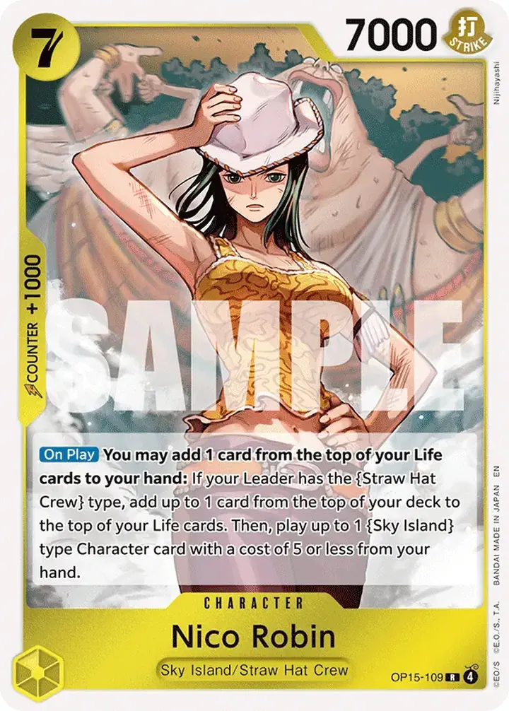 Nico Robin (OP15-109) (V.1) Single: One Piece Adventure on Kami’s Island Einzelkarte