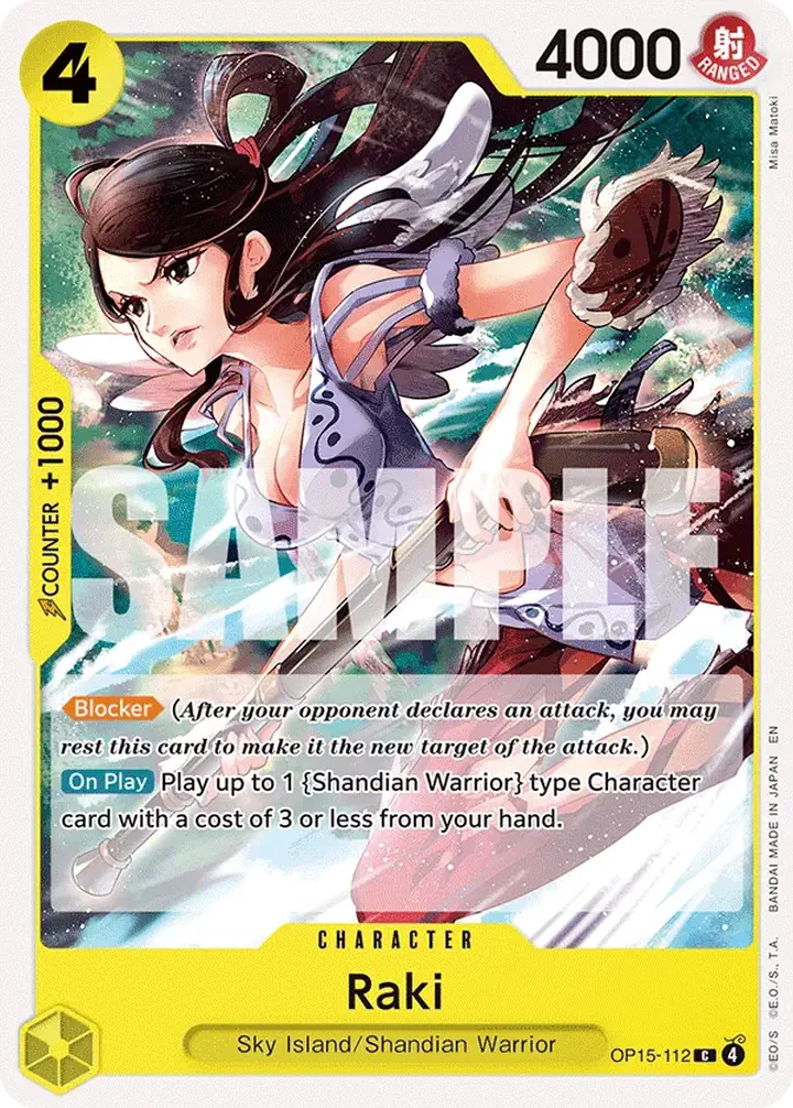 Raki (OP15-112) Single: One Piece Adventure on Kami’s Island Einzelkarte