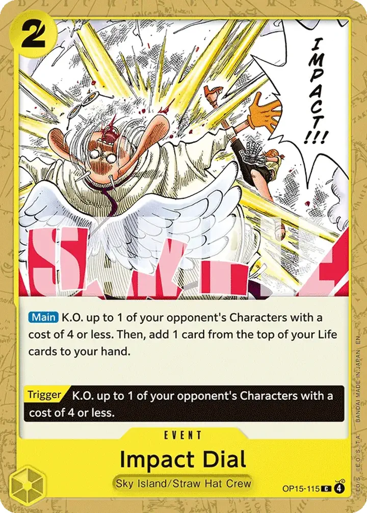 Impact Dial (OP15-115) Single: One Piece Adventure on Kami’s Island Einzelkarte
