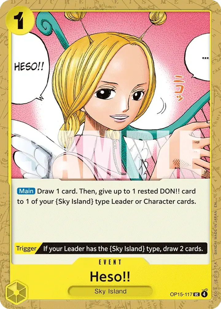 Heso!! (OP15-117) Single: One Piece Adventure on Kami’s Island Einzelkarte