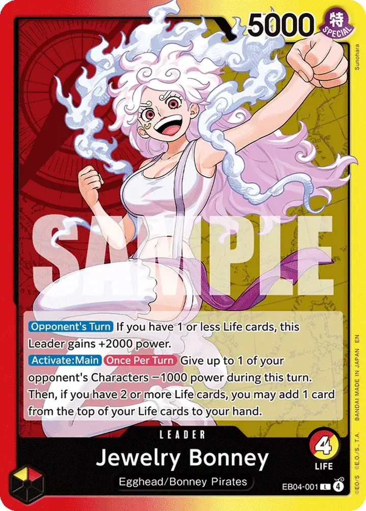 Jewelry Bonney (EB04-001) (V.1) Single: One Piece Adventure on Kami’s Island Einzelkarte