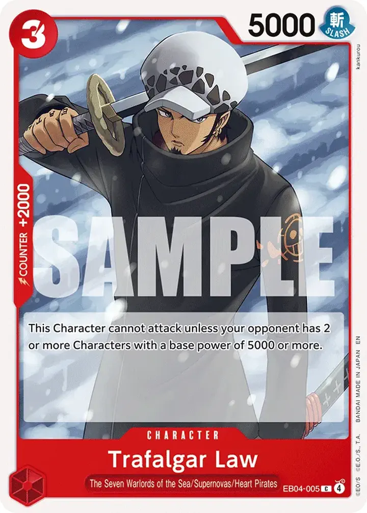 Trafalgar Law (EB04-005) Single: One Piece Adventure on Kami’s Island Einzelkarte