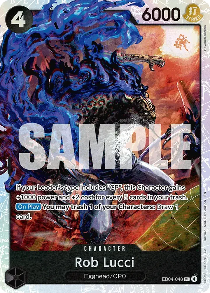 Rob Lucci (EB04-048) (V.1) Single: One Piece Adventure on Kami’s Island Einzelkarte