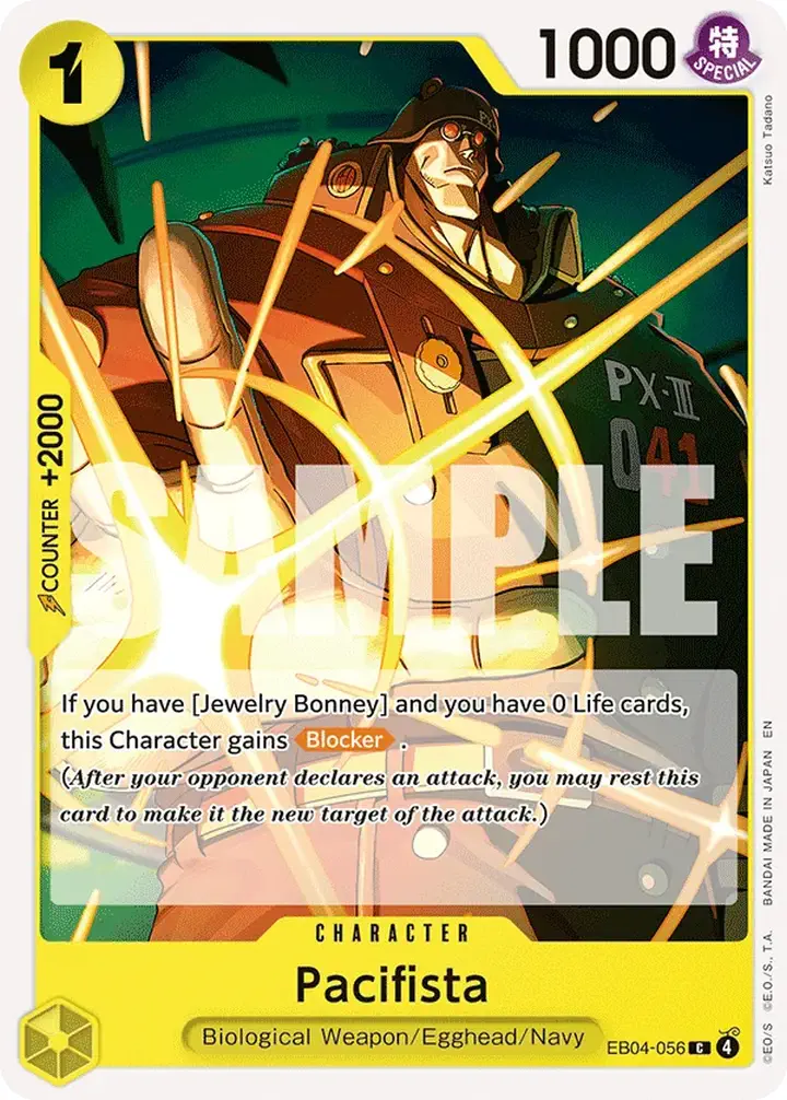 Pacifista (EB04-056) Single: One Piece Adventure on Kami’s Island Einzelkarte