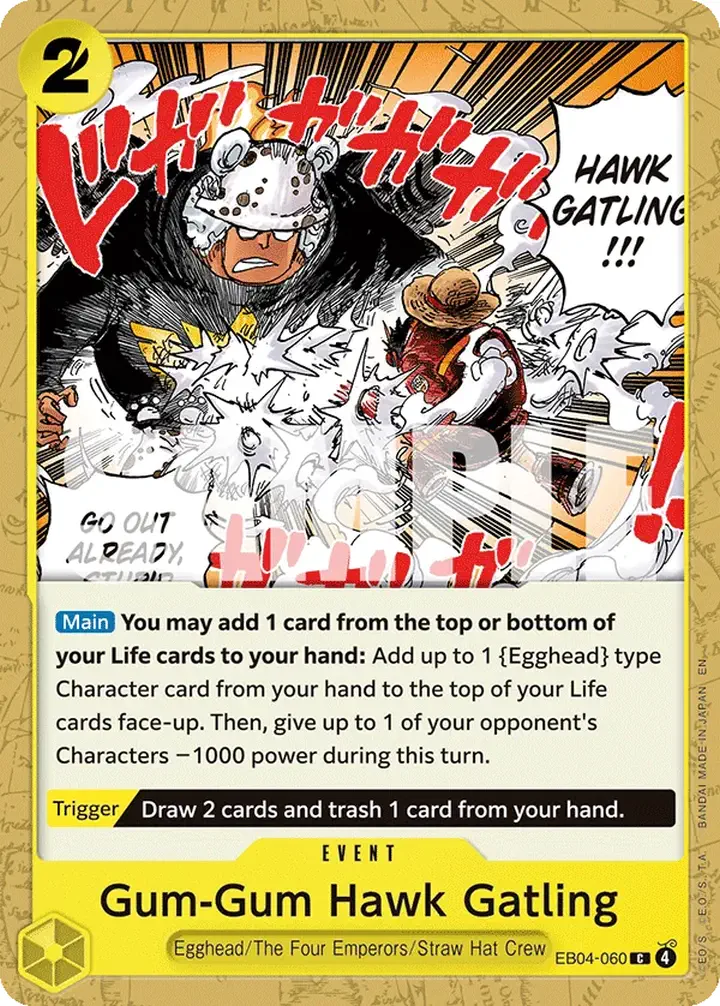 Gum-Gum Hawk Gatling (EB04-060) Single: One Piece Adventure on Kami’s Island Einzelkarte