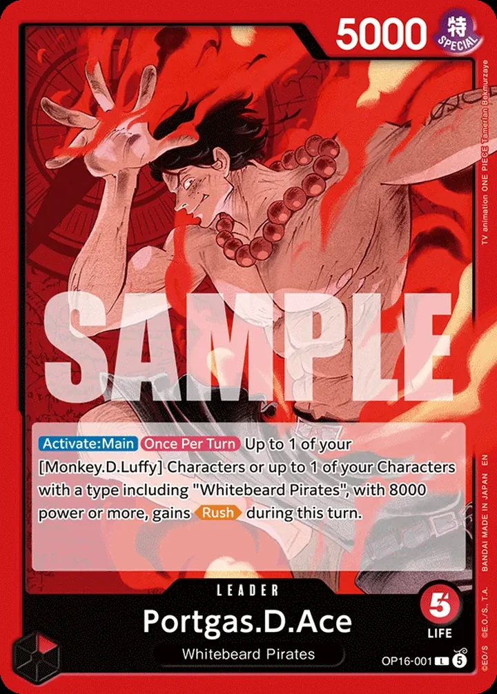 Portgas.D.Ace (OP16-001) (V.1)