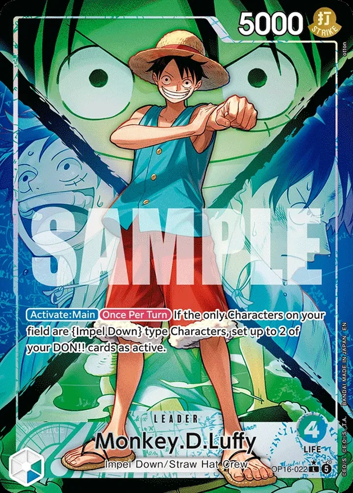 Monkey.D.Luffy (OP16-022) (V.2)
