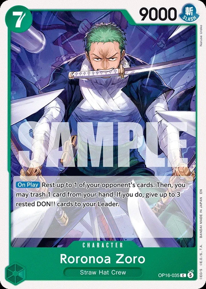 Roronoa Zoro (OP16-035)