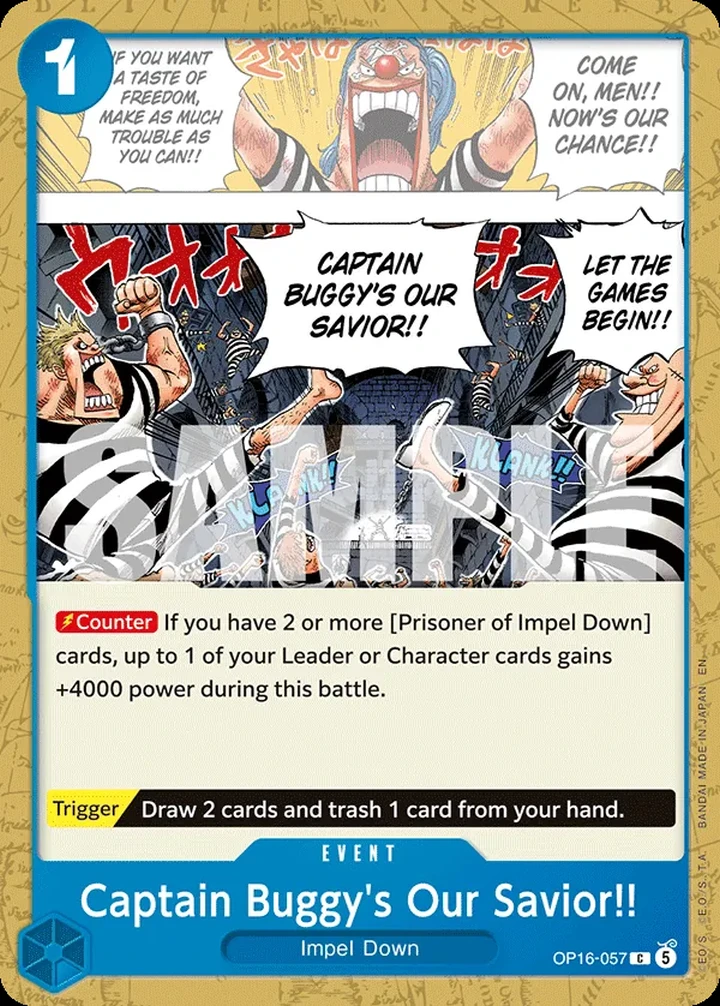 Captain Buggy's Our Savior!! (OP16-057)
