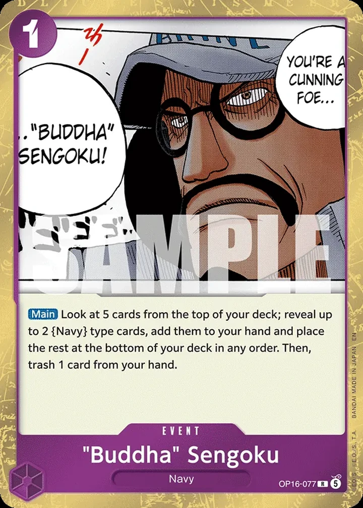 "Buddha" Sengoku (OP16-077) Single: One Piece The Time of Battle Einzelkarte