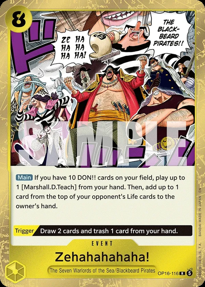 Zehahahahaha! (OP16-116) (V.1)