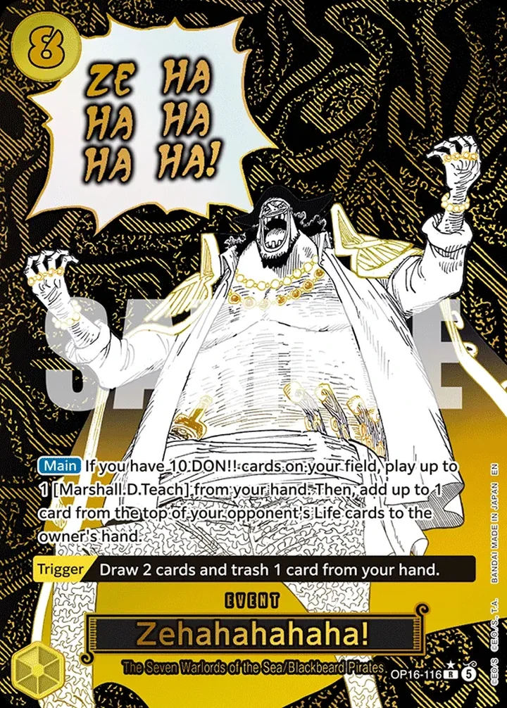 Zehahahahaha! (OP16-116) (V.2)