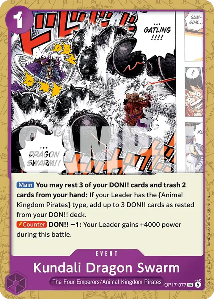 Kundali Dragon Swarm (OP17-077)