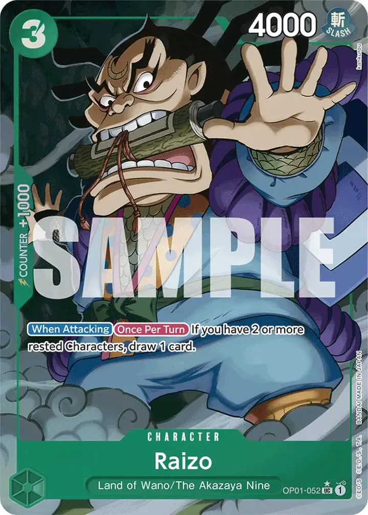 Raizo (OP01-052) (V.3)