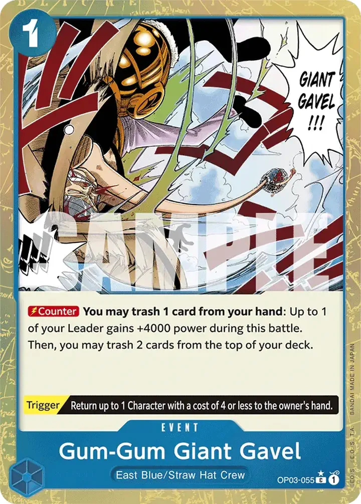 Gum-Gum Giant Gavel (OP03-055) (V.3)