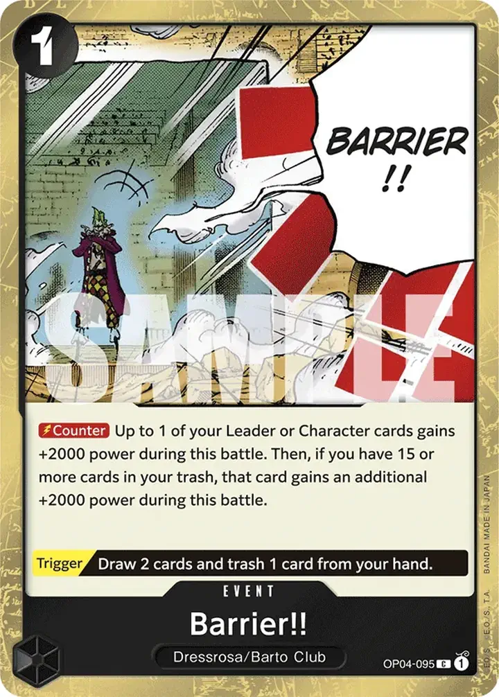 Barrier!! (OP04-095) (V.2)