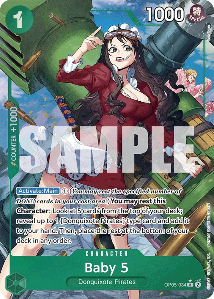 Baby 5 (OP05-034) (V.4)