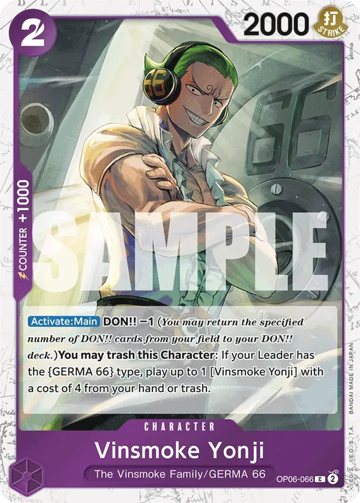 Vinsmoke Yonji (OP06-066) (V.2)