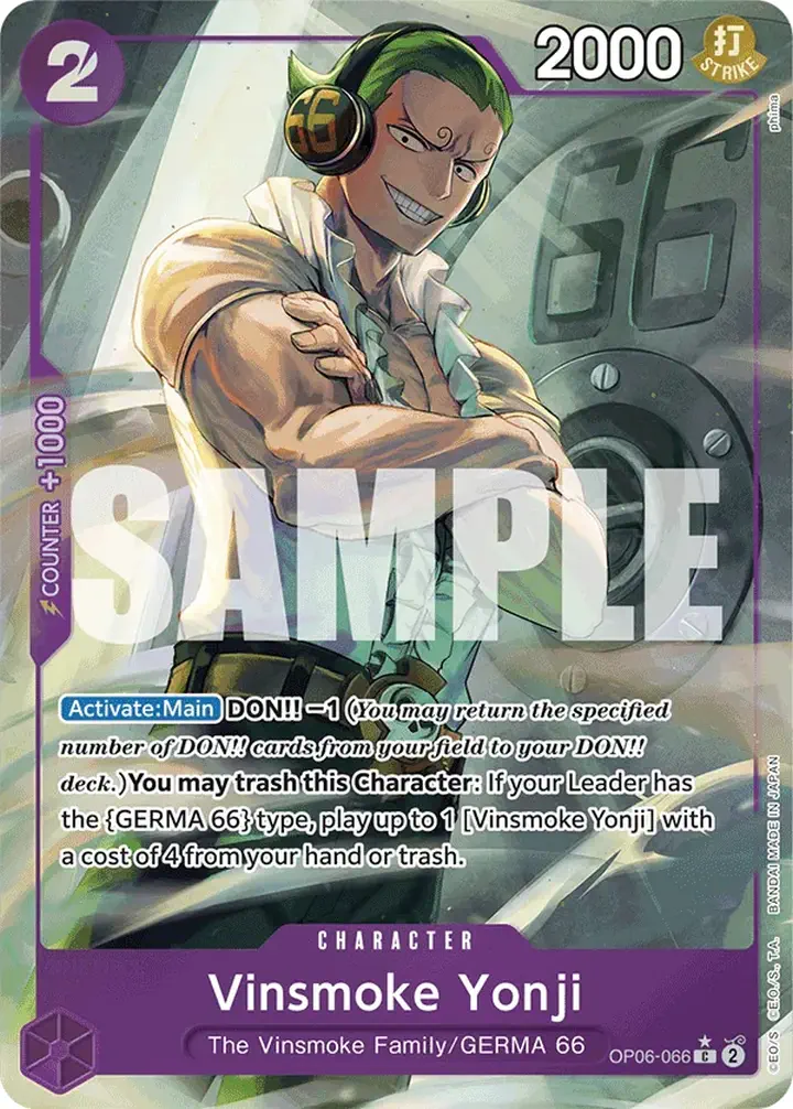 Vinsmoke Yonji (OP06-066) (V.3)