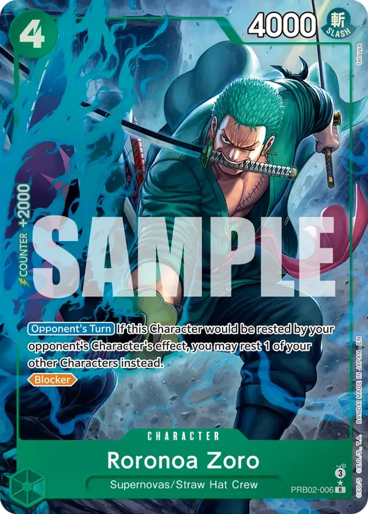 Roronoa Zoro (PRB02-006) (V.2)