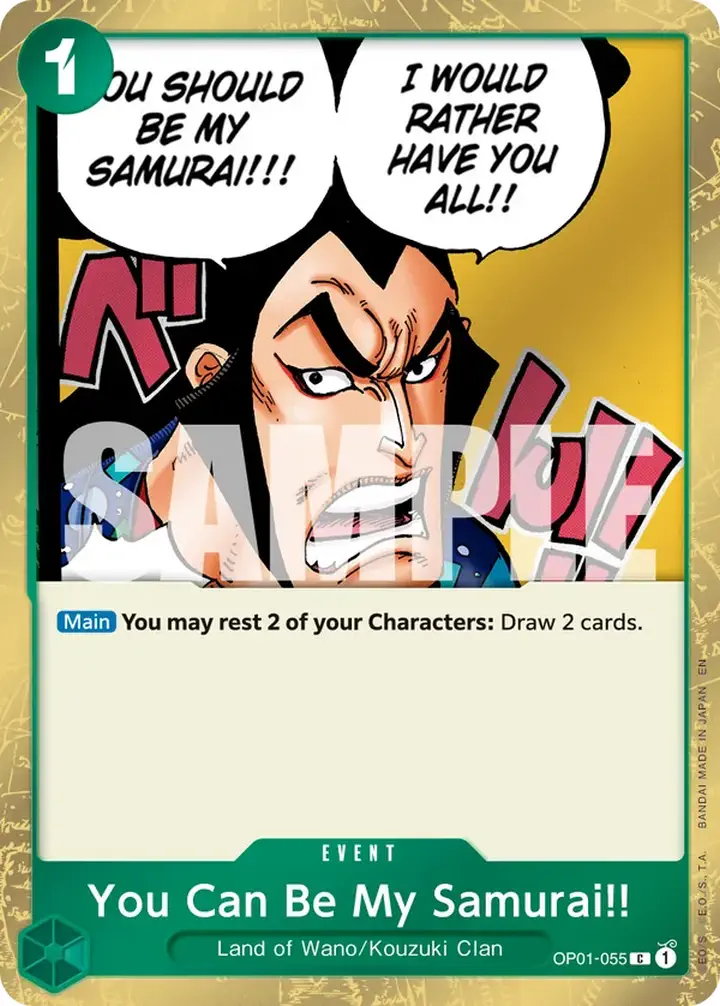 You Can Be My Samurai!! (OP01-055) (V.2)