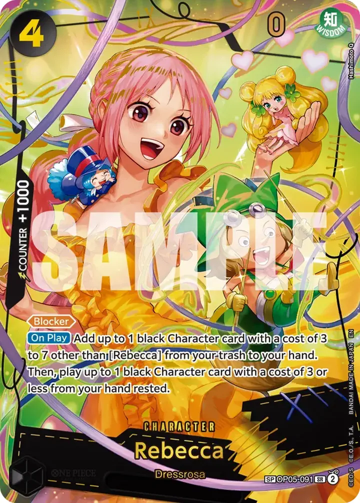Rebecca (OP05-091) (V.2) Single: One Piece The Best Vol.2 Einzelkarte