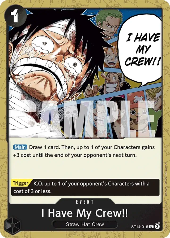 I Have My Crew!!o (ST14-016) (V.1)