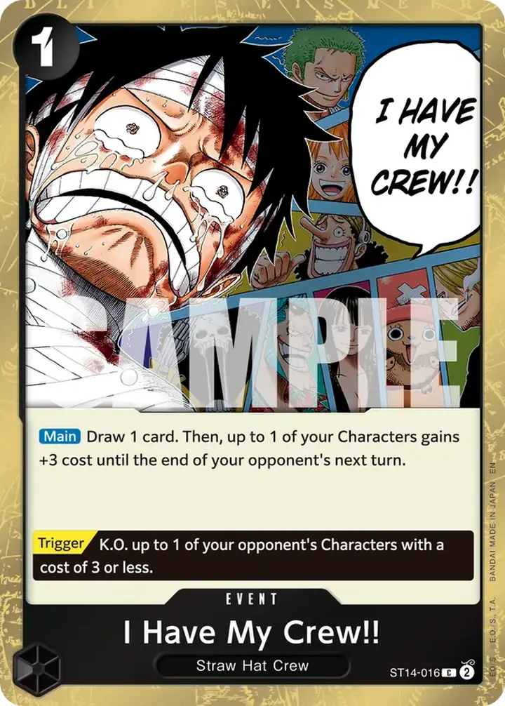 I Have My Crew!!o (ST14-016) (V.2)
