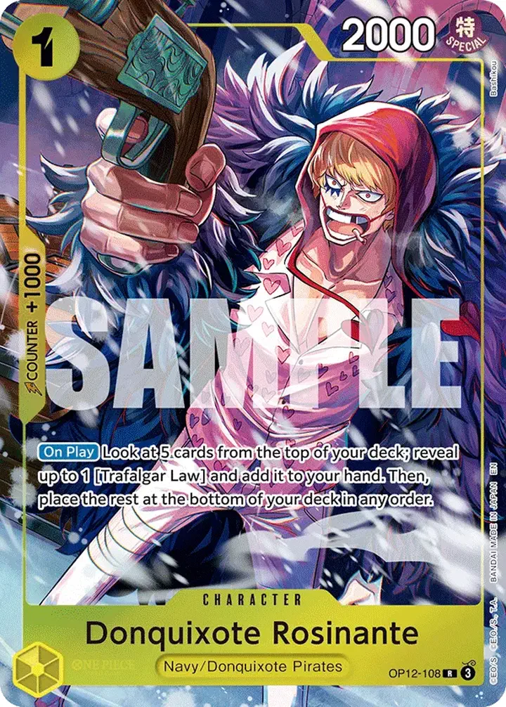 Donquixote Rosinante (OP12-108) (V.1) Single: One Piece Unnumbered Promos Einzelkarte