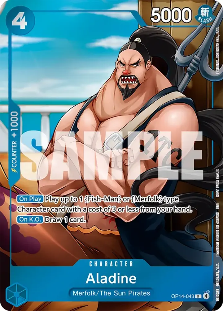 Aladine (OP14-043) (V.1) Single: One Piece Unnumbered Promos Einzelkarte
