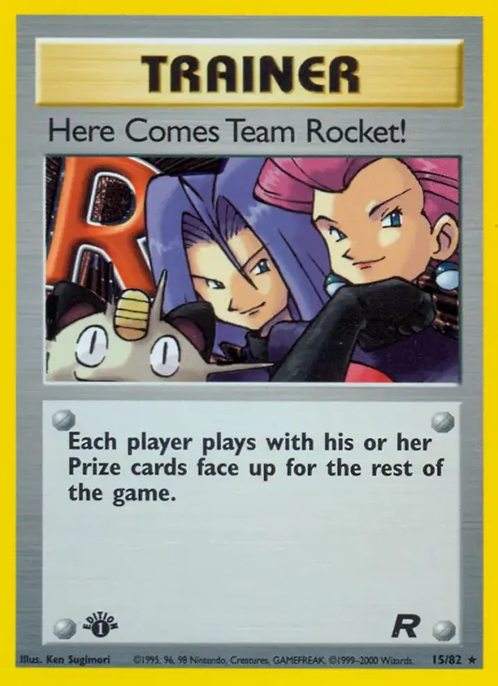 Here Comes Team Rocket! Single: Pokemon Team Rocket Einzelkarte