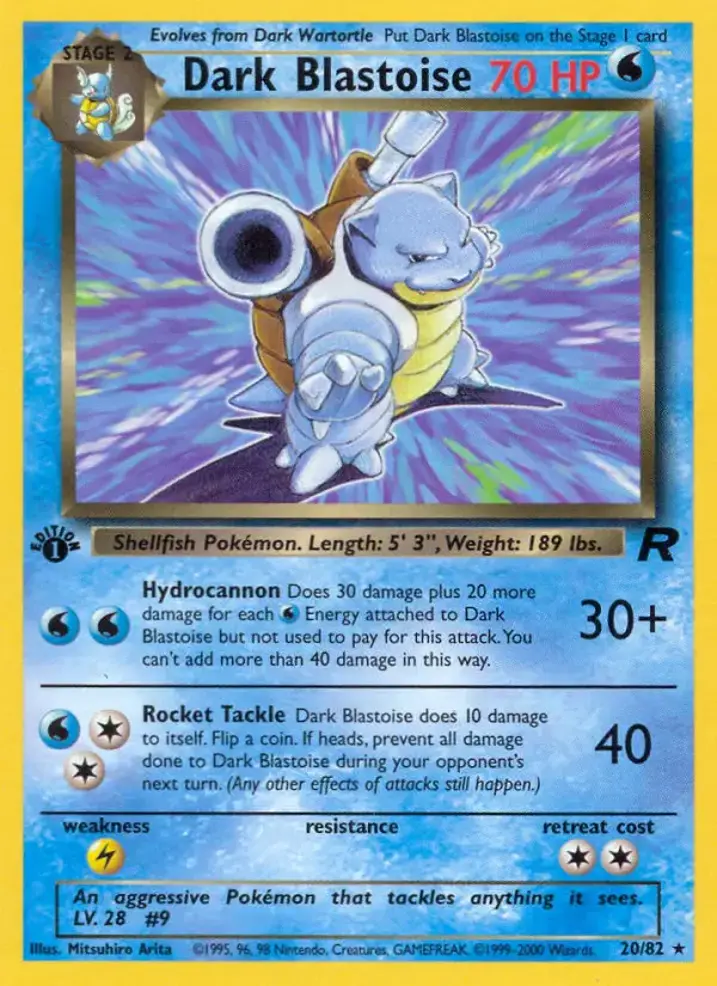 Dark Blastoise  Single: Pokemon Team Rocket Einzelkarte