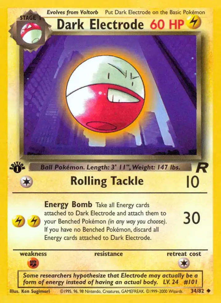 Dark Electrode  Single: Pokemon Team Rocket Einzelkarte