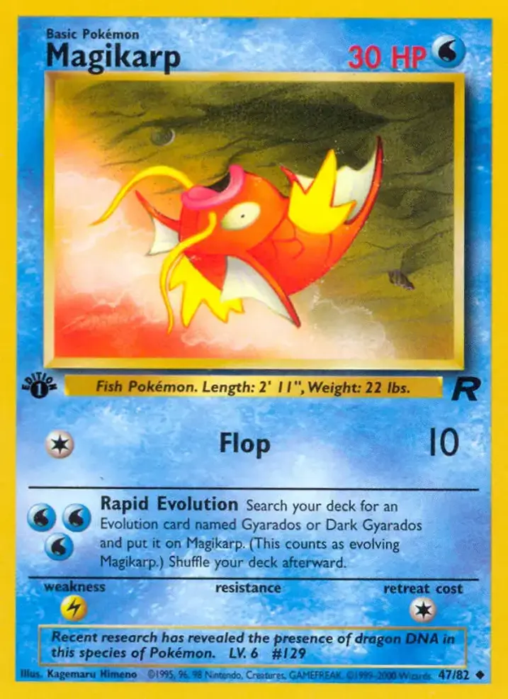 Magikarp  Single: Pokemon Team Rocket Einzelkarte
